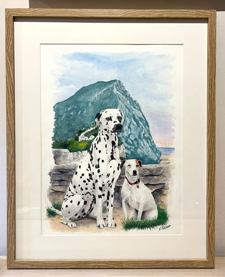 Dalmatien et jack terrier